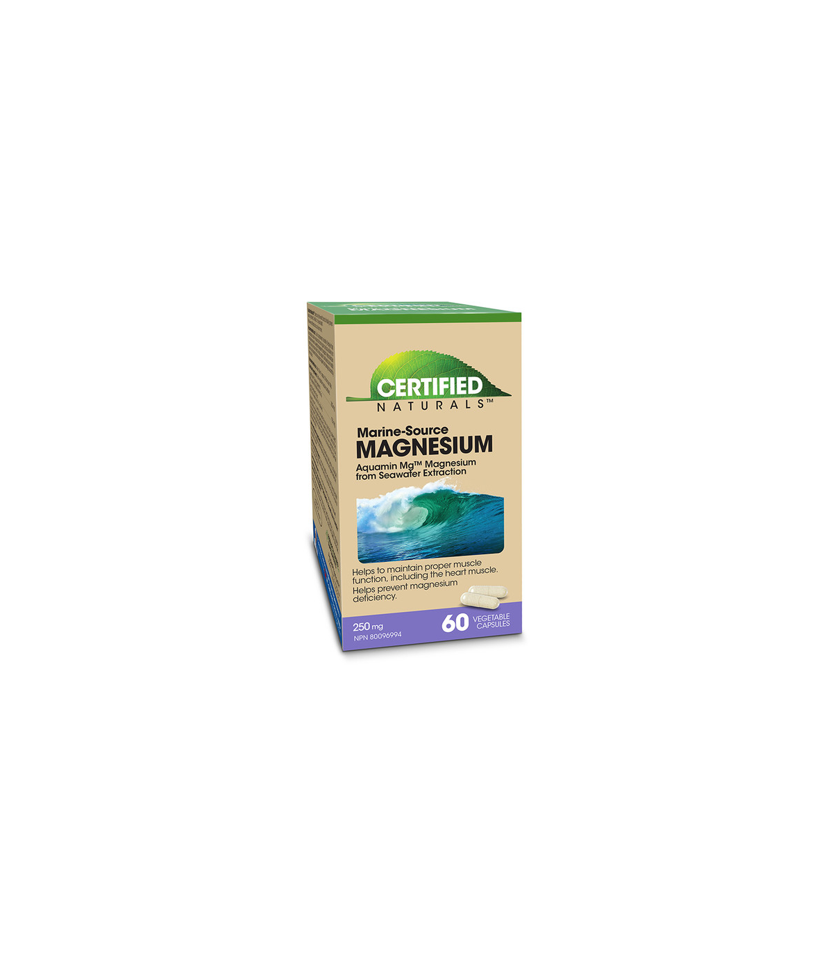 Certified Naturals Marine-Source Magnesium 60 Vegi Capsules | Unbeatable Prices, Daily Deals | VITASHOP