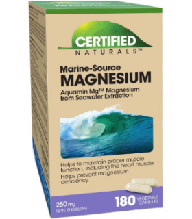 Marine-Source Magnesium 180 Capsules | Safest & Easiest Shopping Vitamins Online | VITASHOP