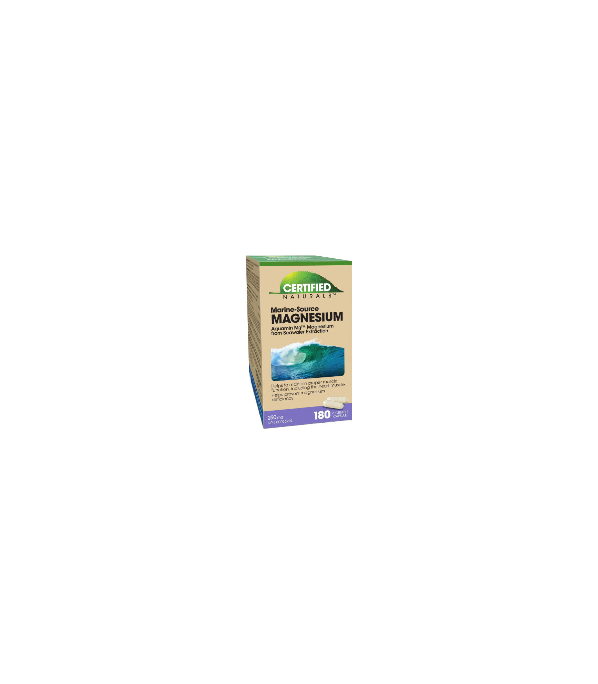 Marine-Source Magnesium 180 Capsules | Safest & Easiest Shopping Vitamins Online | VITASHOP