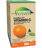 Certified Naturals 서티파이드 내추럴스 PureWay-C 600 mg 플러스 케르세틴 및 아연 180 캡슐 | 매일 업데이트되는 특가 상품 | VITASHOP