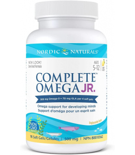 Complete Omega Jr. Lemon 90 Softgels | Safest & Easiest Shopping Vitamins Online | VITASHOP