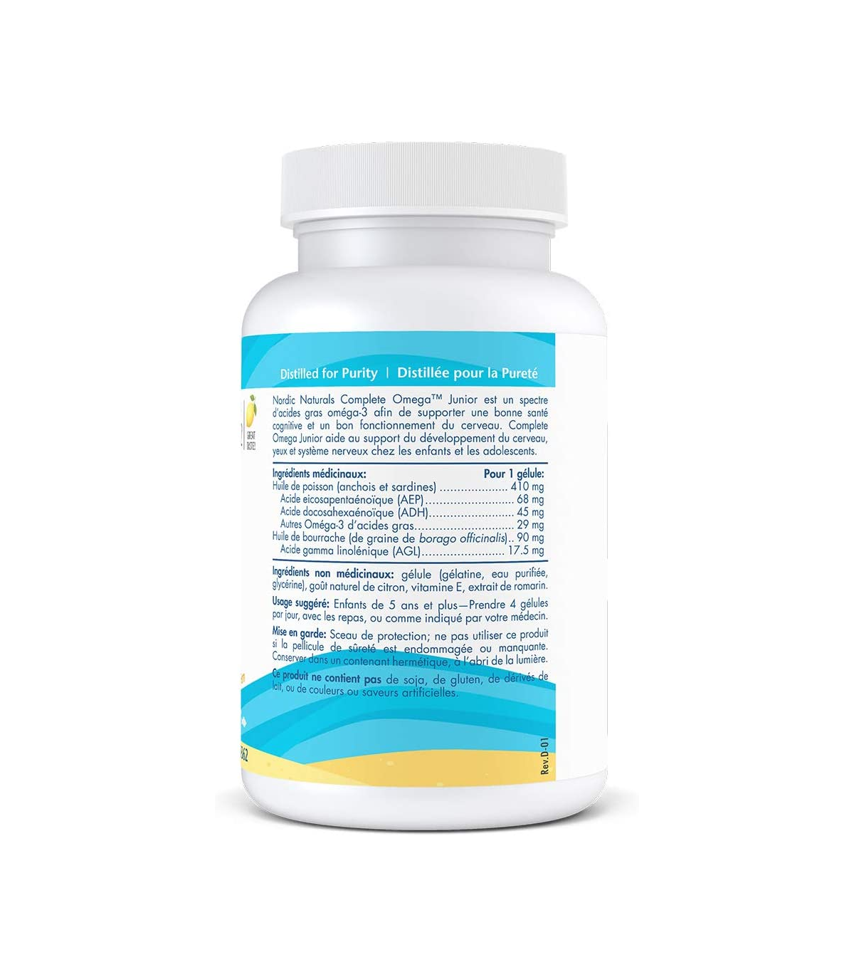 Nordic Naturals 노르딕 내추럴스 Complete Omega Jr. 레몬 90 소프트젤 | 매일 업데이트되는 특가 상품 | VITASHOP
