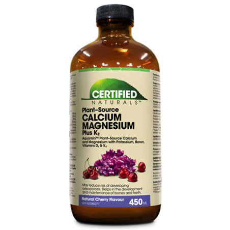 Certified Naturals 서티파이드 내추럴스 Cal-Mag 리퀴드 체리 450ml | 매일 업데이트되는 특가 상품 | VITASHOP