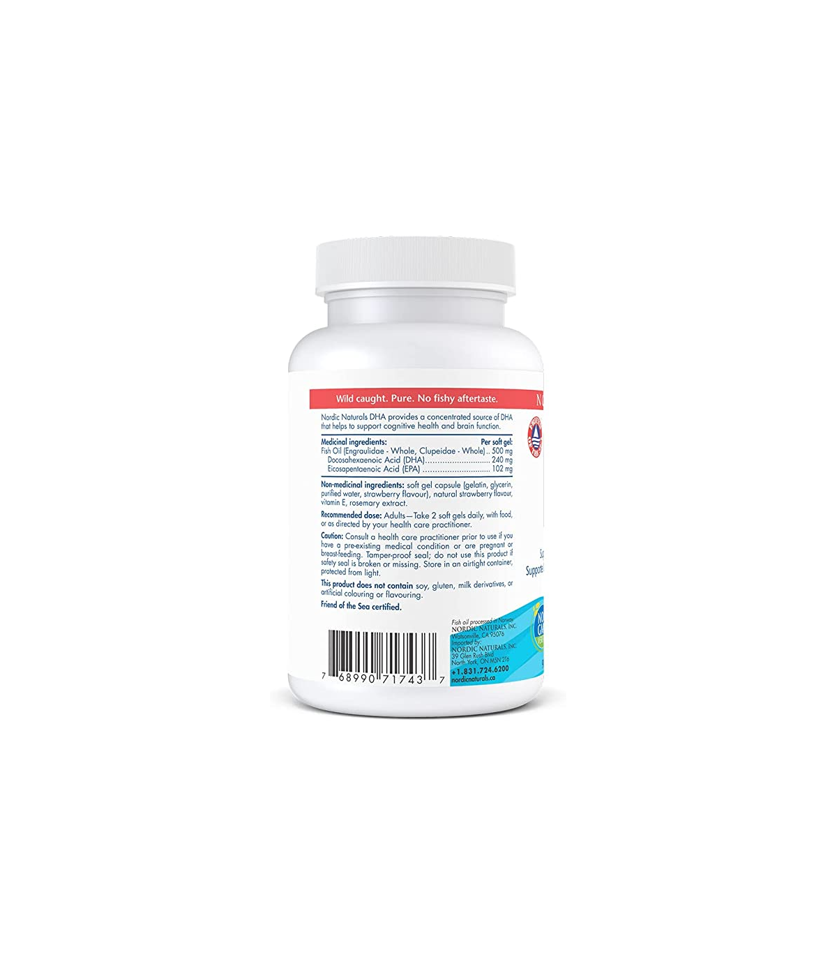 Nordic Naturals DHA, strawberry 90 Softgels | Unbeatable Prices, Daily Deals | VITASHOP