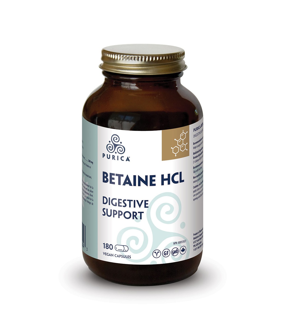 Betaine HCL 180 Capsules | Safest & Easiest Shopping Vitamins Online | VITASHOP