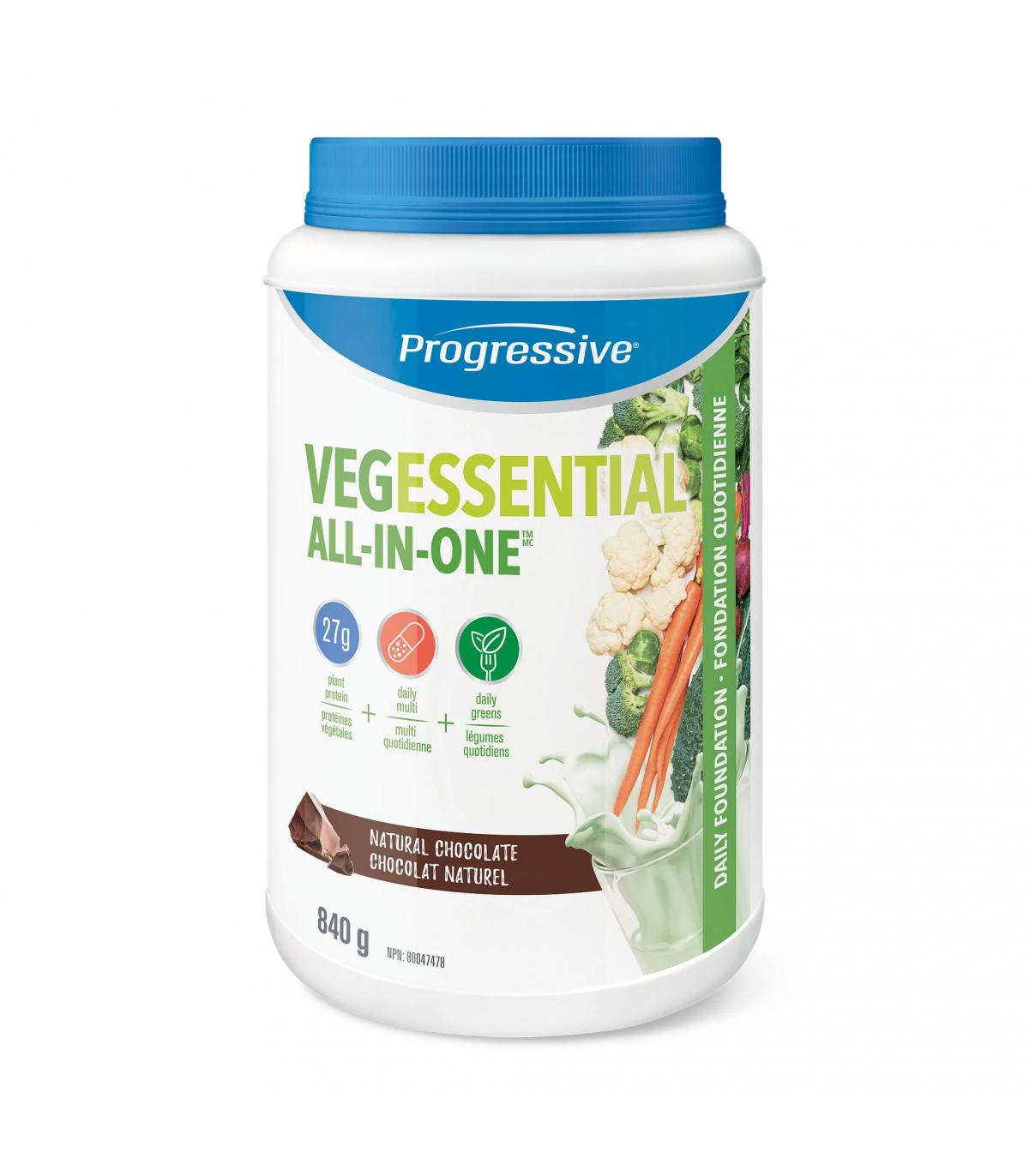 Progressive Nutritionals 프로그레시브 뉴트리션스 VegEssential 초콜릿 840g | 매일 업데이트되는 특가 상품 | VITASHOP