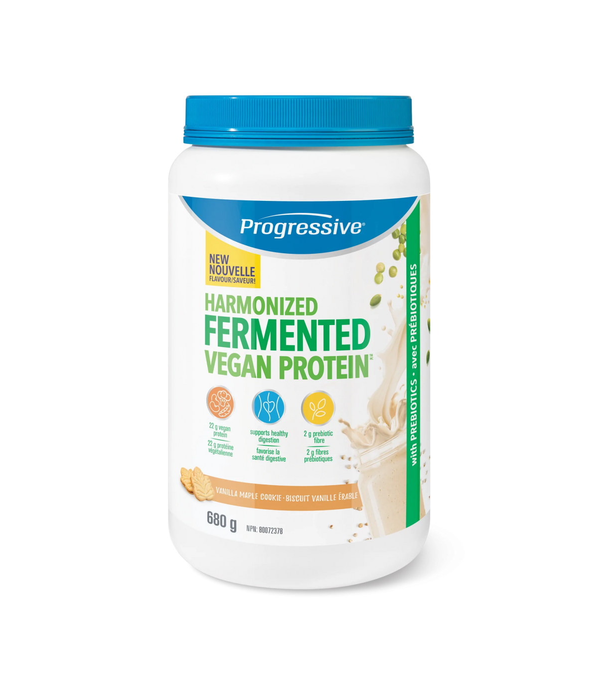 Progressive Nutritionals Harmonized Fermented Vegan Protein, Vanilla Maple Cookie 680 g | Unbeatable Prices, Daily Deals | VITAS