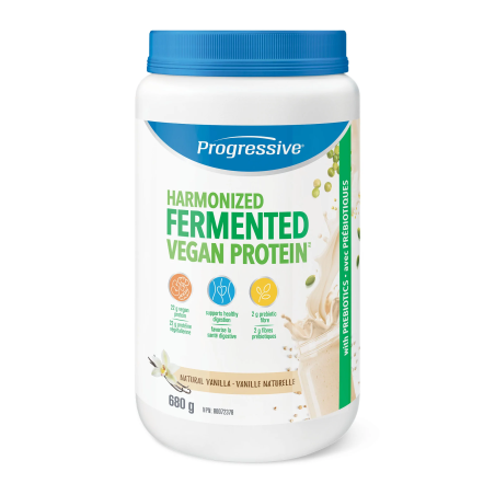 Progressive Nutritionals 프로그레시브 뉴트리션스 조화로운 발효 비건 단백질, 바닐라 680g | 매일 업데이트되는 특가 상품 | VITASHOP