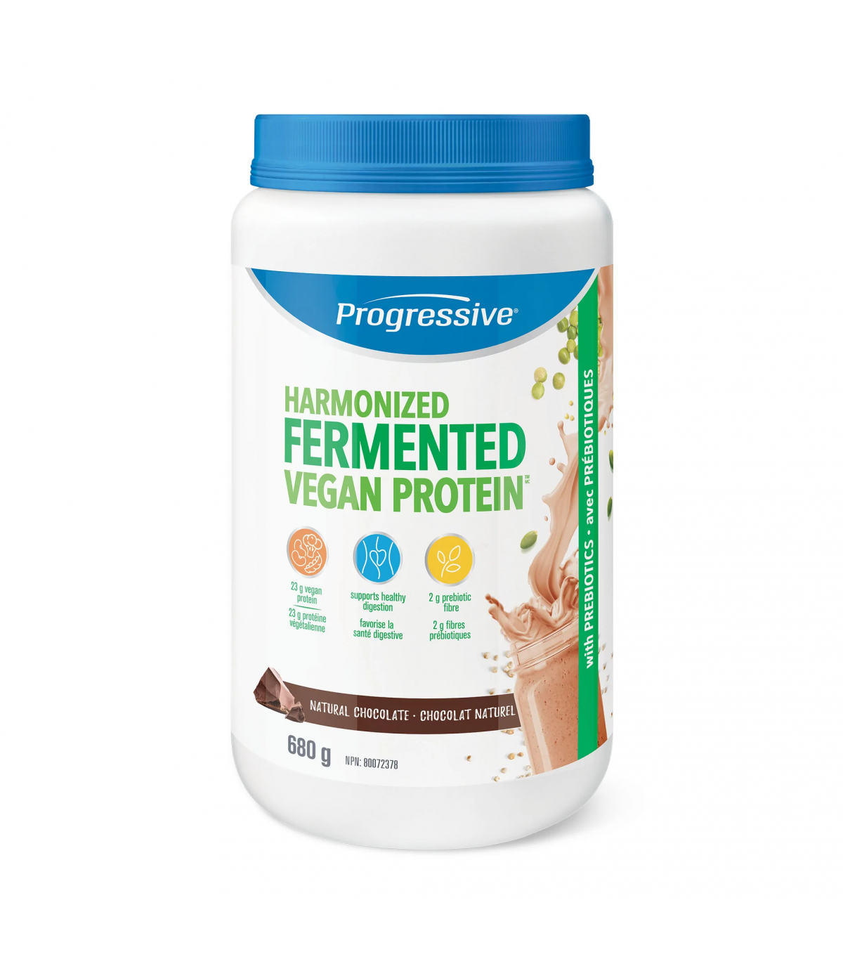 Progressive Nutritionals 프로그레시브 뉴트리션스 조화로운 발효 비건 단백질, 초콜릿 680g | 매일 업데이트되는 특가 상품 | VITASHOP