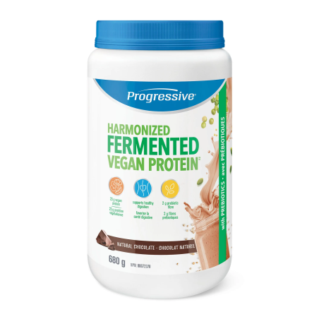 Progressive Nutritionals 프로그레시브 뉴트리션스 조화로운 발효 비건 단백질, 초콜릿 680g | 매일 업데이트되는 특가 상품 | VITASHOP