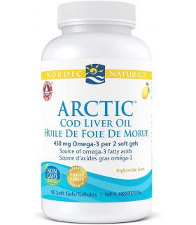 Cod Liver Oil, Lemon 90 Softgels | Safest & Easiest Shopping Vitamins Online | VITASHOP