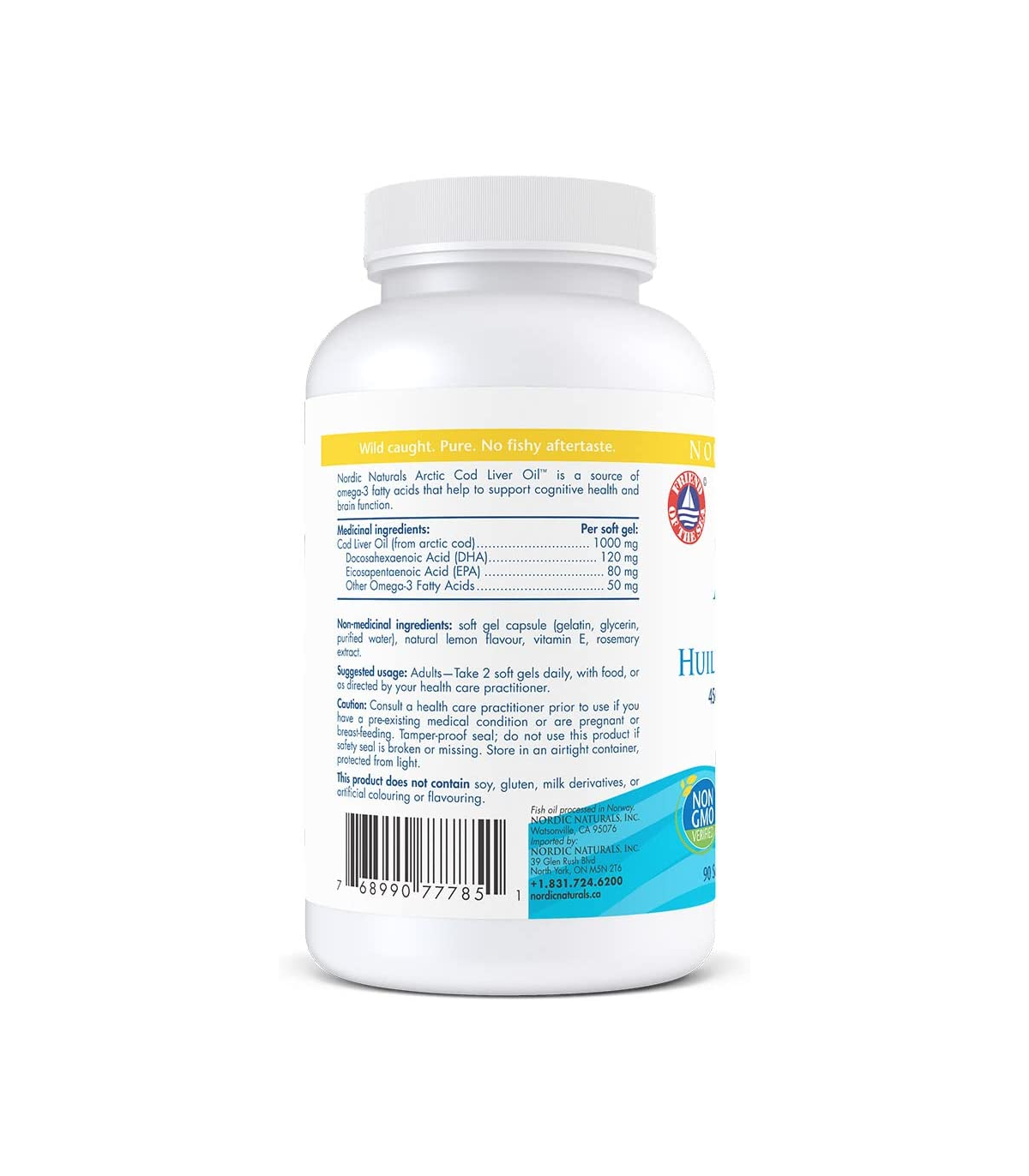 Nordic Naturals 노르딕 내추럴스 대구 간유, 레몬 90 소프트젤 | 매일 업데이트되는 특가 상품 | VITASHOP