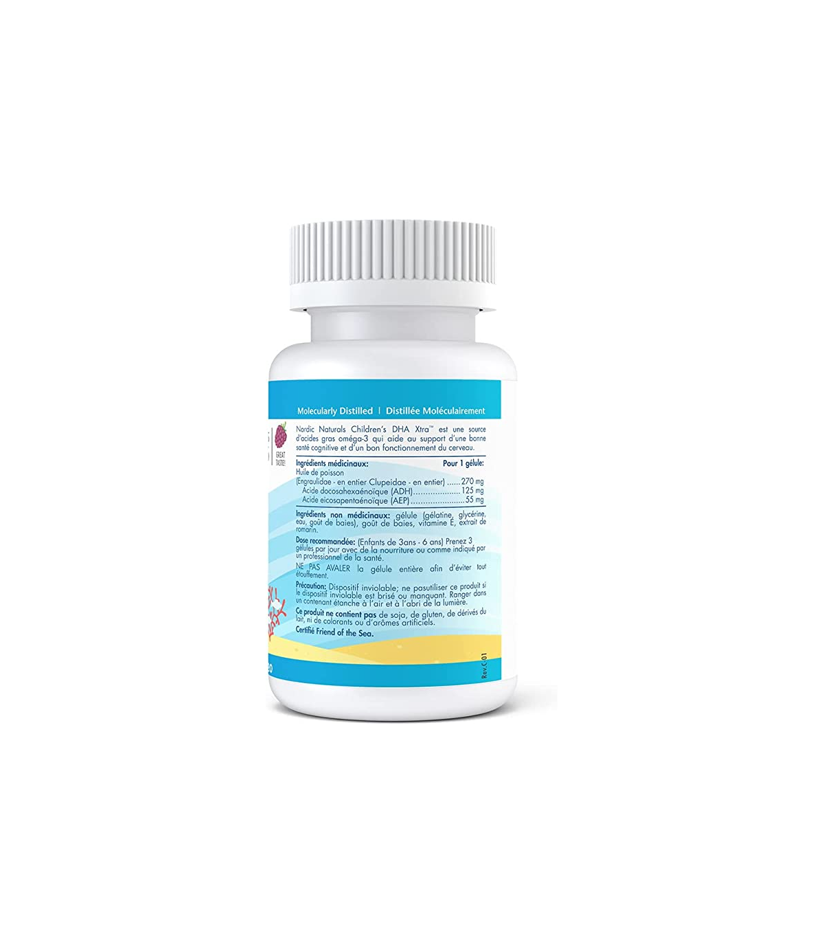 Nordic Naturals 노르딕 내추럴스 어린이 DHA, 라즈베리 Xtra 90 소프트젤 | 매일 업데이트되는 특가 상품 | VITASHOP