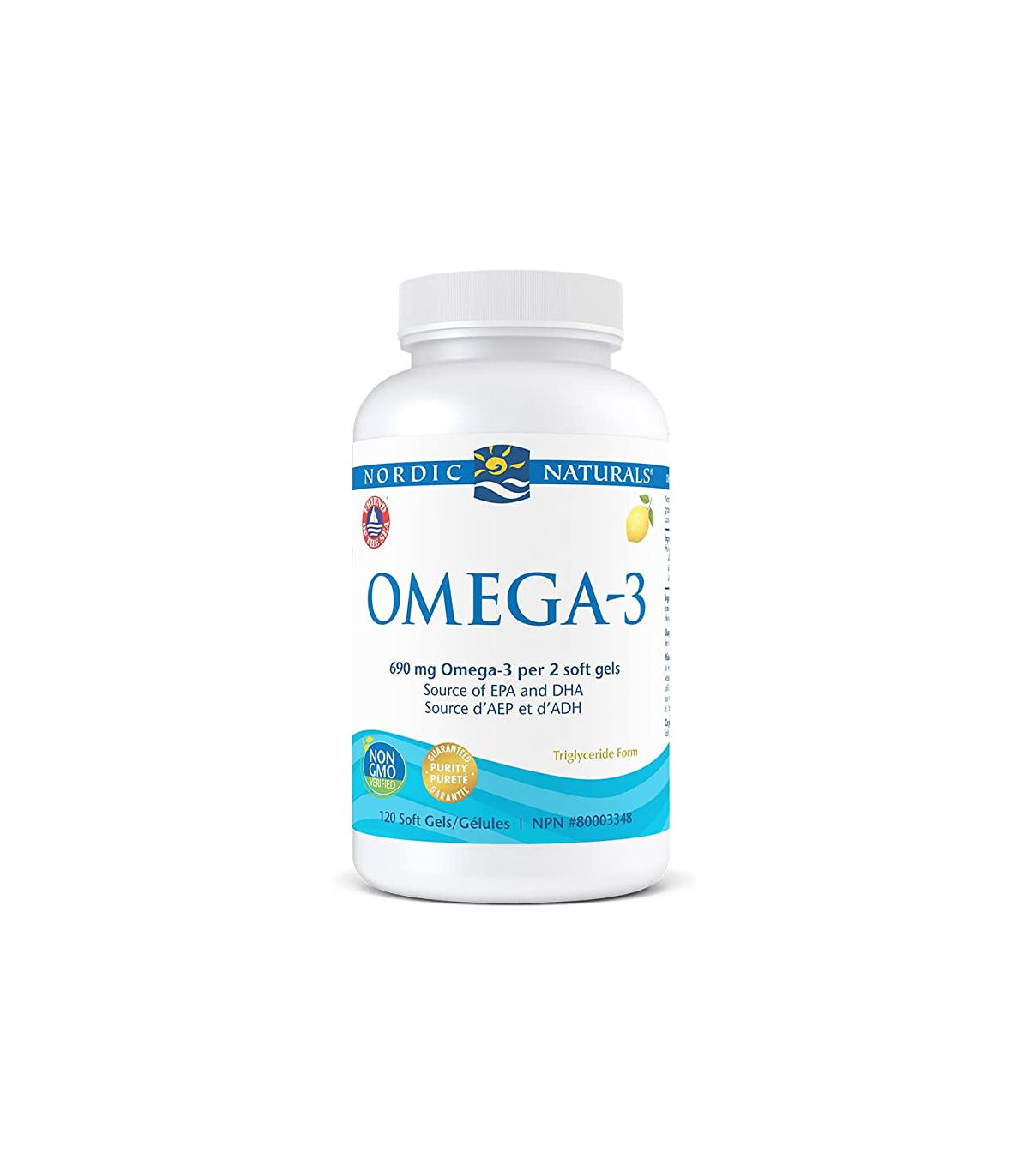 Nordic Naturals Omega 3, Lemon 120 Softgels | Unbeatable Prices, Daily Deals | VITASHOP