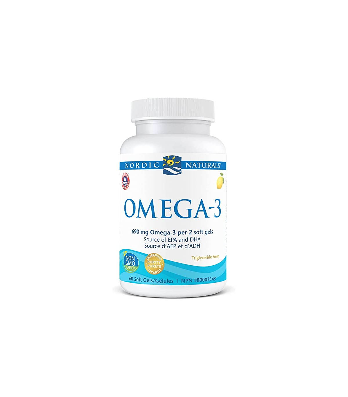 Nordic Naturals Omega 3, Lemon 60 Softgels | 每天不同折扣, 全网最低价格 | 种类齐全的保健品店铺 VITASHOP, 只有你想不到, 没有你买不到 !