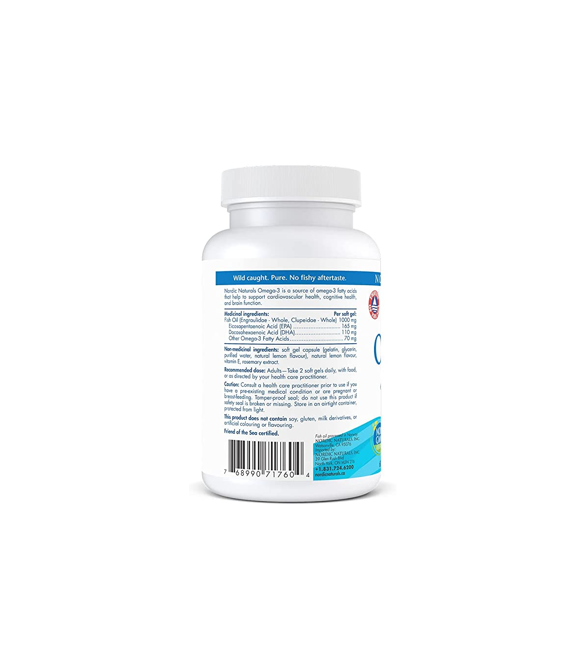 Nordic Naturals Omega 3, Lemon 60 Softgels | 每天不同折扣, 全网最低价格 | 种类齐全的保健品店铺 VITASHOP, 只有你想不到, 没有你买不到 !