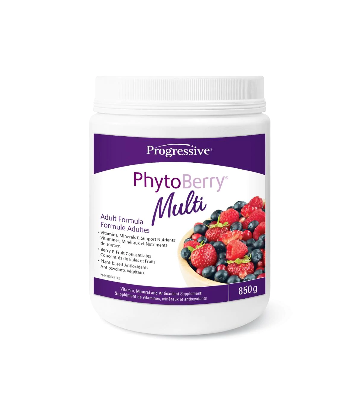 Progressive Nutritionals 프로그레시브 뉴트리션스 PhytoBerry 멀티비타민 베리 850g | 매일 업데이트되는 특가 상품 | VITASHOP