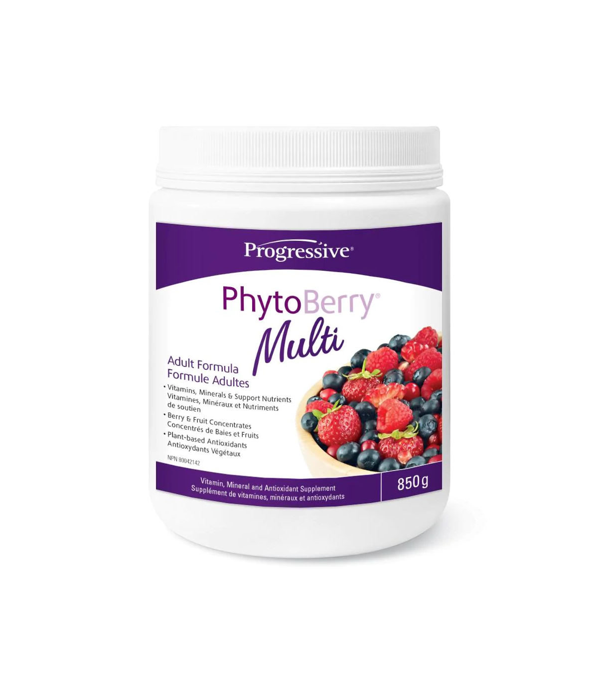 Progressive Nutritionals 프로그레시브 뉴트리션스 PhytoBerry 멀티비타민 베리 850g | 매일 업데이트되는 특가 상품 | VITASHOP