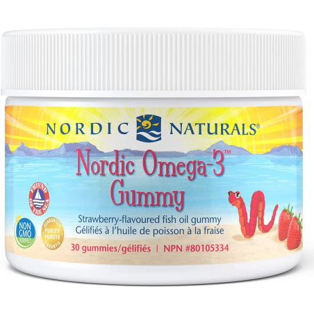 Nordic Naturals 노르딕 내추럴스 오메가 3, 딸기(지렁이) 구미젤리 30개 | 매일 업데이트되는 특가 상품 | VITASHOP