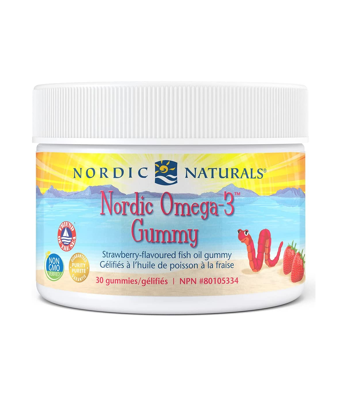 Nordic Naturals 노르딕 내추럴스 오메가 3, 딸기(지렁이) 구미젤리 30개 | 매일 업데이트되는 특가 상품 | VITASHOP