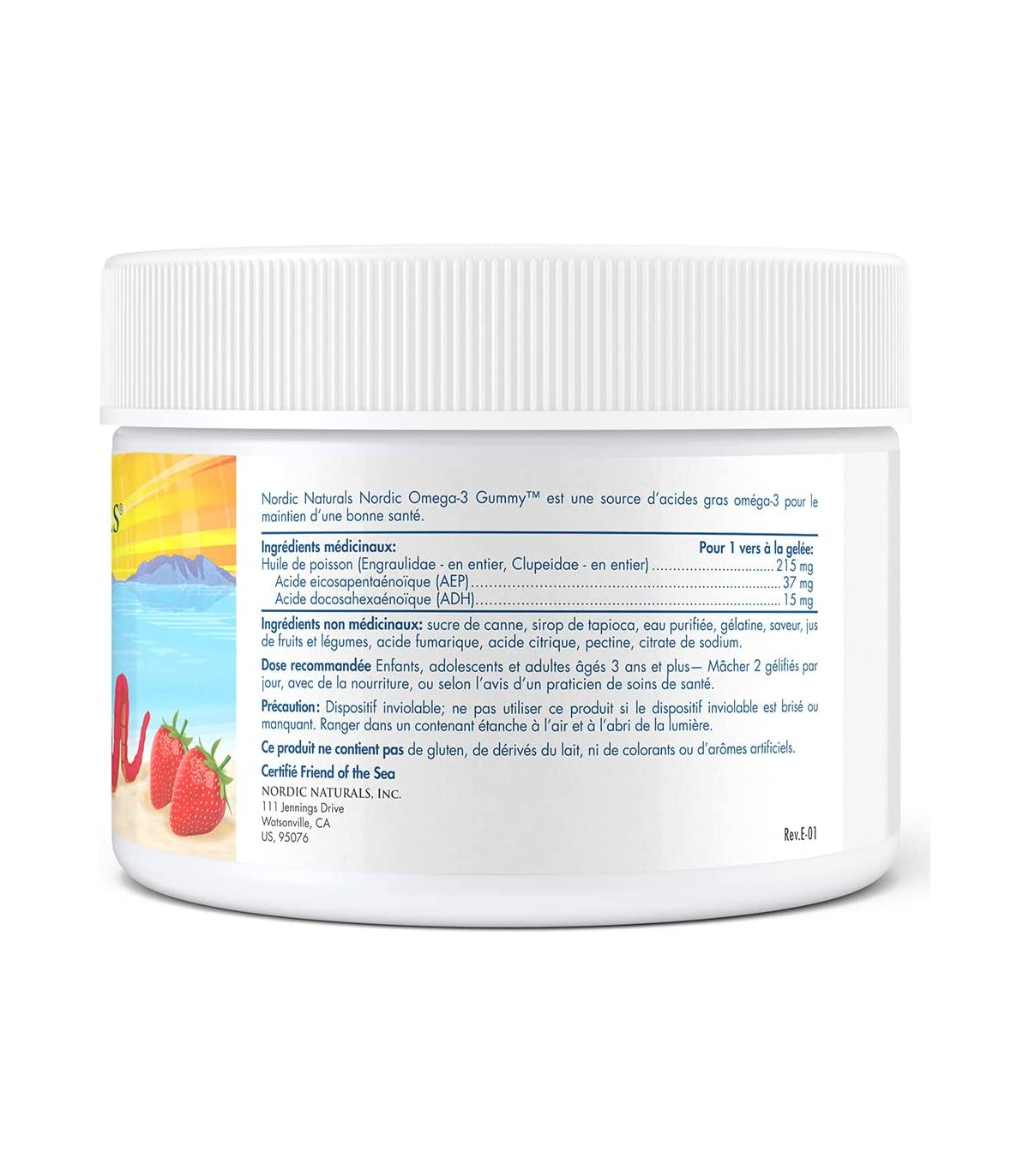 Nordic Naturals 노르딕 내추럴스 오메가 3, 딸기(지렁이) 구미젤리 30개 | 매일 업데이트되는 특가 상품 | VITASHOP