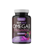 AQUAOMEGA 아쿠아오메가 고 DHA 츄어블 포도 120 소프트젤 | 매일 업데이트되는 특가 상품 | VITASHOP