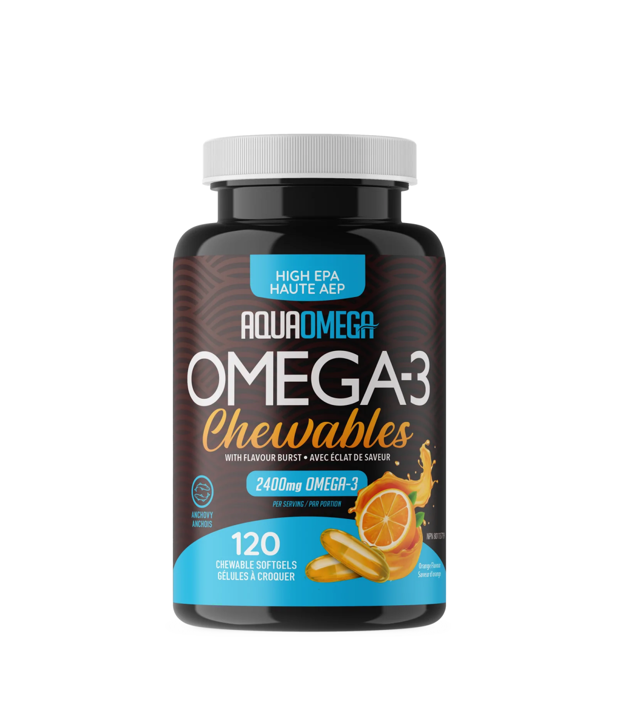 AQUAOMEGA 아쿠아오메가 고 EPA 츄어블 오렌지 120 소프트젤 | 매일 업데이트되는 특가 상품 | VITASHOP