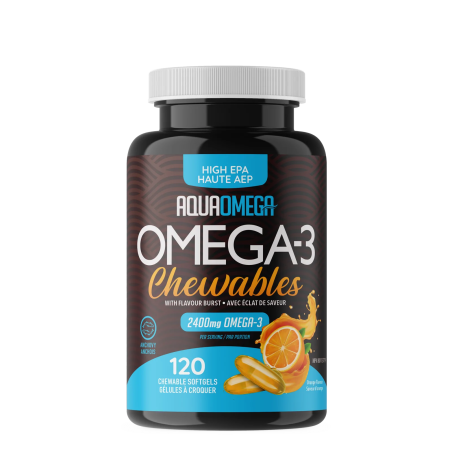 AQUAOMEGA 아쿠아오메가 고 EPA 츄어블 오렌지 120 소프트젤 | 매일 업데이트되는 특가 상품 | VITASHOP