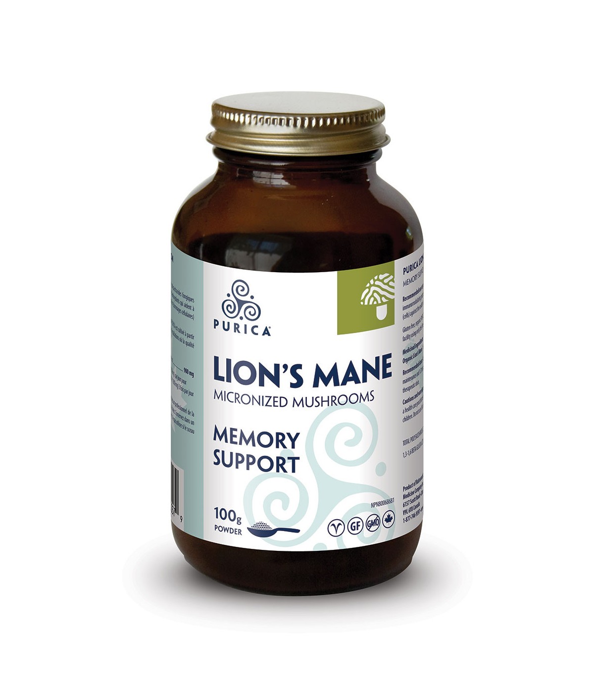 Purica Lion's Mane powder 100 g | Unbeatable Prices, Daily Deals | VITASHOP