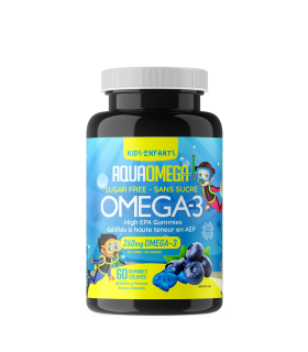 AQUAOMEGA High EPA Kids Blueberry 60 Gummies | Unbeatable Prices, Daily Deals | VITASHOP