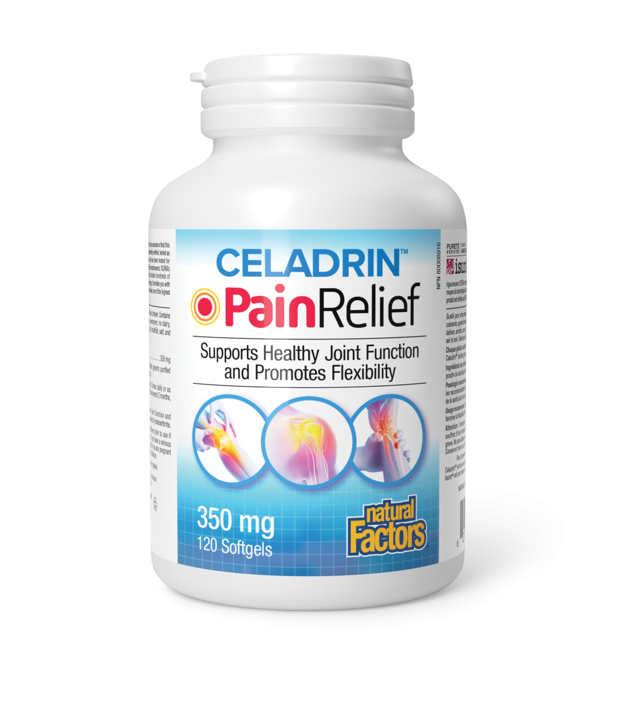 Natural Factors 내추럴 팩터스 Celadrin PainRelief 350 mg 120 소프트젤 | 매일 업데이트되는 특가 상품 | VITASHOP