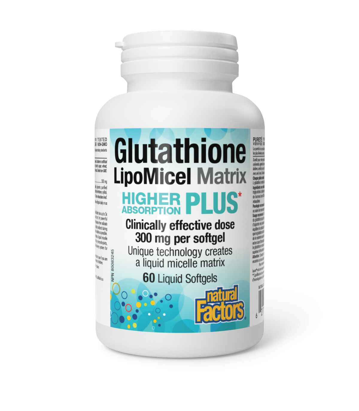 Glutathione LipoMicel Matrix 300 mg 60 Liquid Softgels | Safest & Easiest Shopping Vitamins Online | VITASHOP