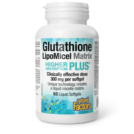 Glutathione LipoMicel Matrix 300 mg 60 Liquid Softgels | Safest & Easiest Shopping Vitamins Online | VITASHOP