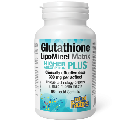 Glutathione LipoMicel Matrix 300 mg 90 Liquid Softgels | Safest & Easiest Shopping Vitamins Online | VITASHOP