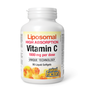 Natural Factors Liposomal Vitamin C 1000 mg 90 Liquid Softgels | Unbeatable Prices, Daily Deals | VITASHOP