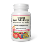 Natural Factors Fermented Apple Cider Vinegar with Chromium 500 mg/250 mcg 90 Vegetarian Capsules | 每天不同折扣, 全网最低价格 | 种类齐全的保健品店铺
