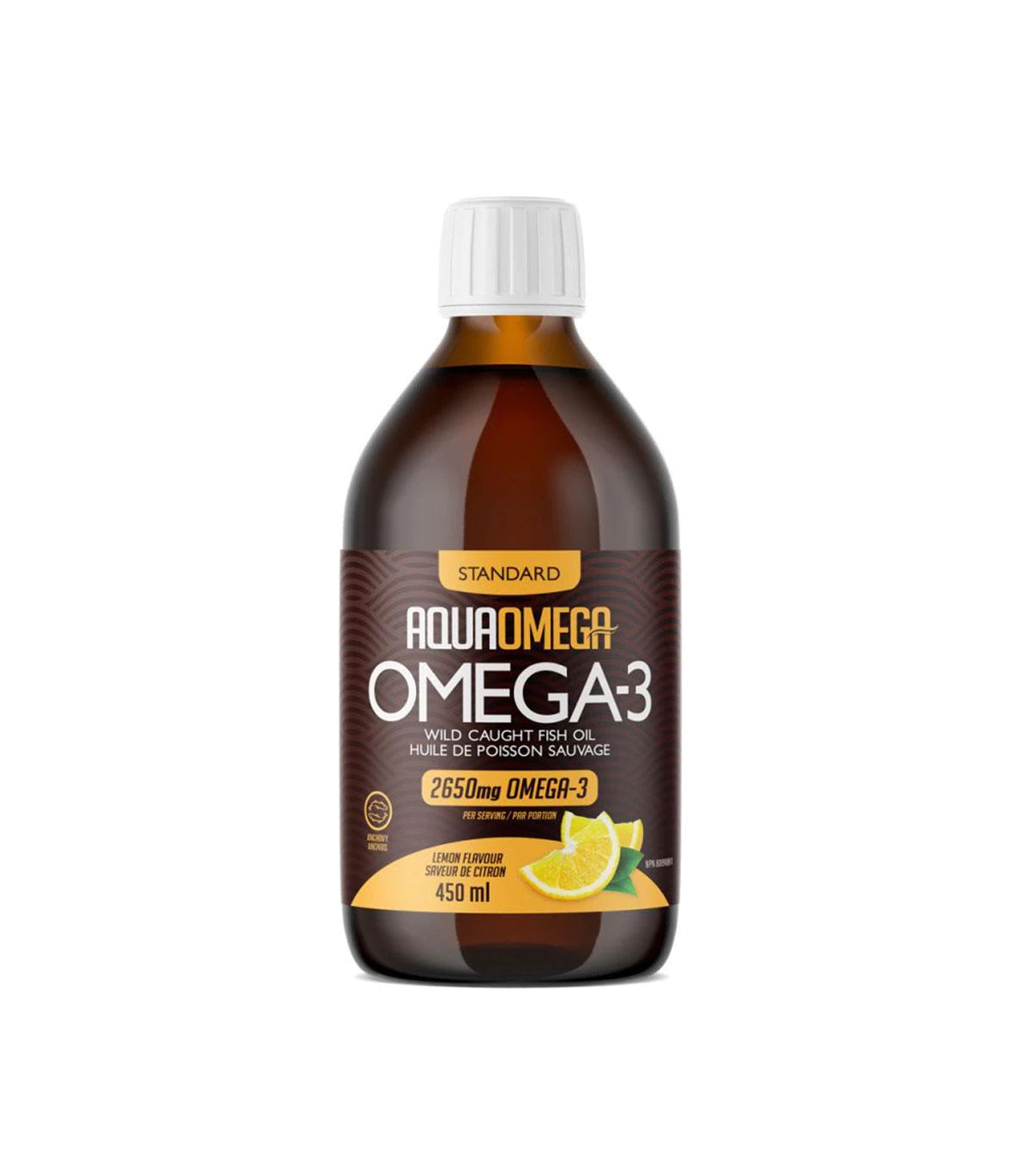 AQUAOMEGA AO 3:1 Daily Maintenance Lemon 450 ml | Unbeatable Prices, Daily Deals | VITASHOP
