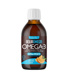AQUAOMEGA AquaOmega High EPA Orange 225 ml | Unbeatable Prices, Daily Deals | VITASHOP