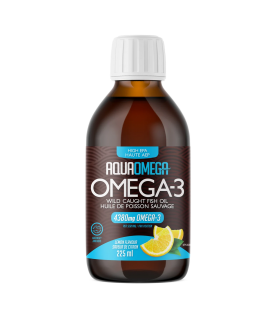 AQUAOMEGA Aqua Omega High EPA Lemon 225 ml | Unbeatable Prices, Daily Deals | VITASHOP
