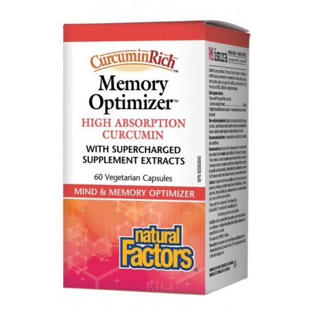 CurcuminRich Memory Optimizer, 60 capsules végétariennes | Safest & Easiest Shopping Vitamins Online | VITASHOP