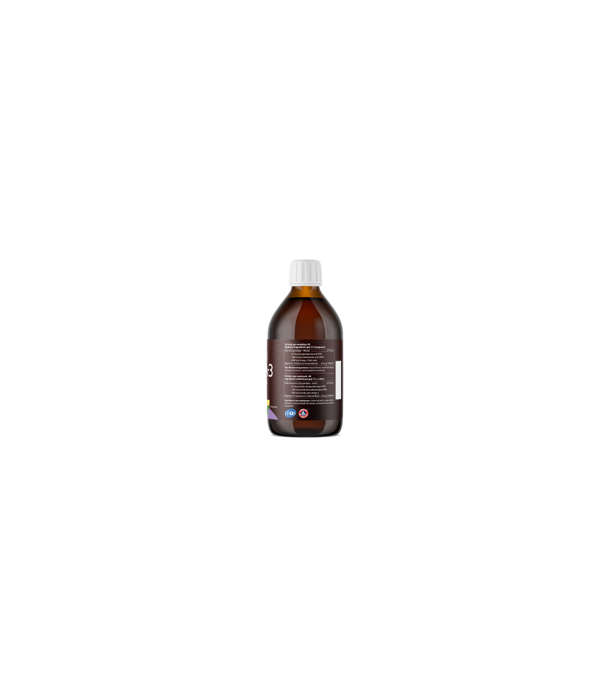 AquaOmega 1:5 High DHA Lemon 450 ml | Safest & Easiest Shopping Vitamins Online | VITASHOP