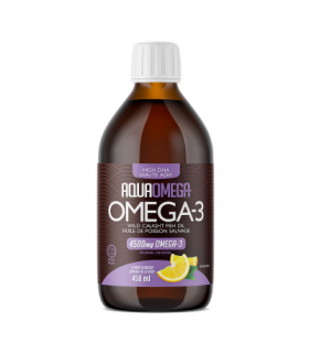 AQUAOMEGA 아쿠아오메가 AquaOmega 1:5 높은 DHA 레몬 450ml | 매일 업데이트되는 특가 상품 | VITASHOP