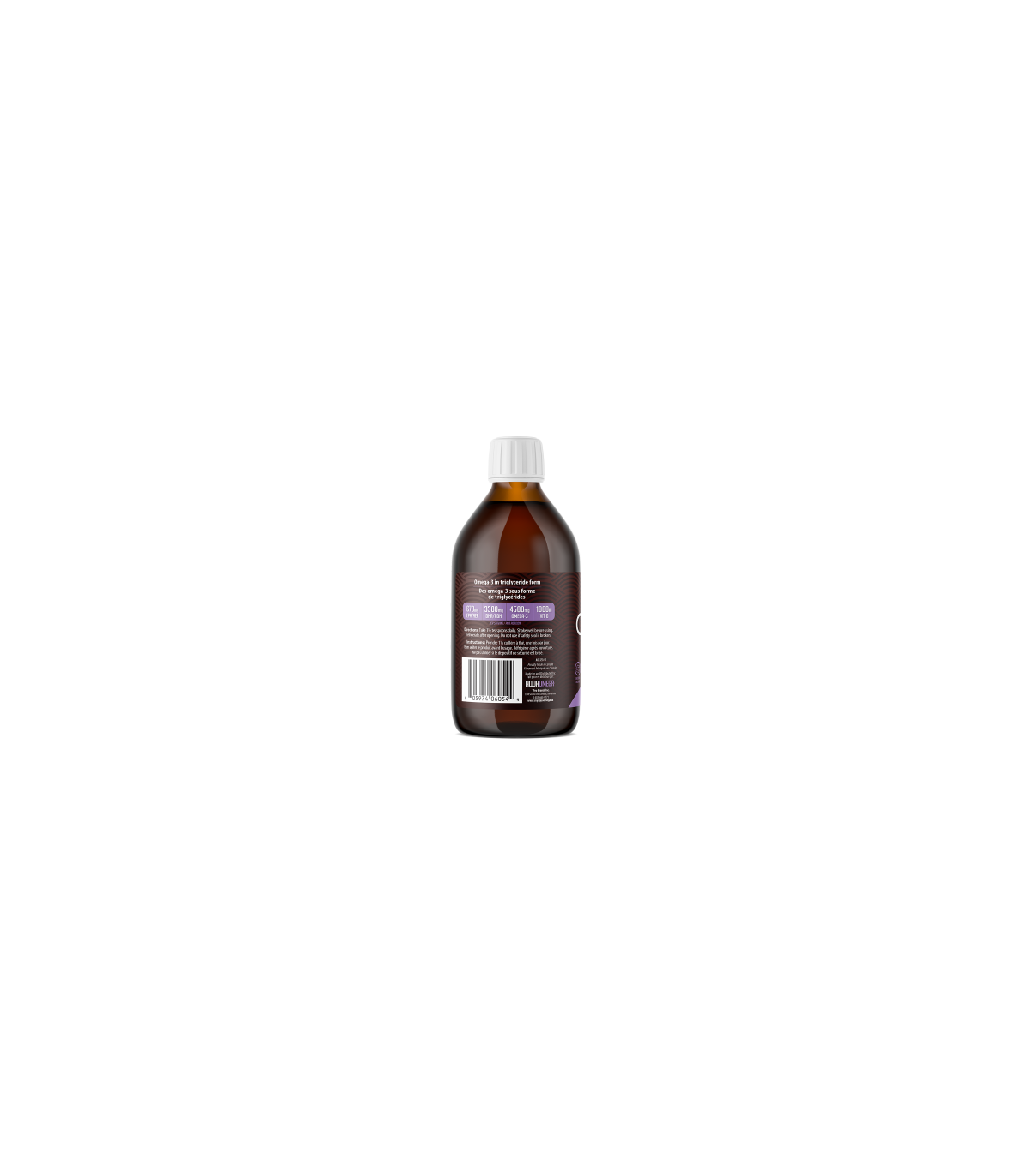AquaOmega 1:5 High DHA Lemon 450 ml | Safest & Easiest Shopping Vitamins Online | VITASHOP