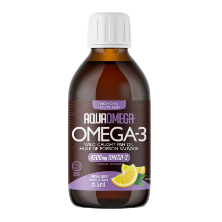 AQUAOMEGA AquaOmega 1:5 High DHA Lemon 225 ml | Unbeatable Prices, Daily Deals | VITASHOP
