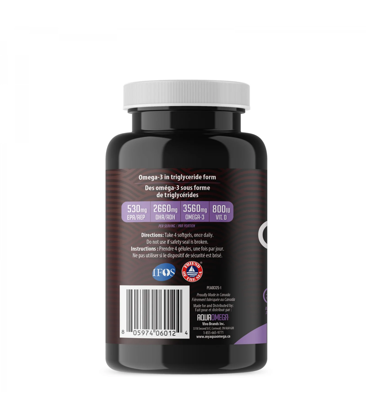 AQUAOMEGA AquaOmega 1:5 High DHA 240 Softgels | Unbeatable Prices, Daily Deals | VITASHOP