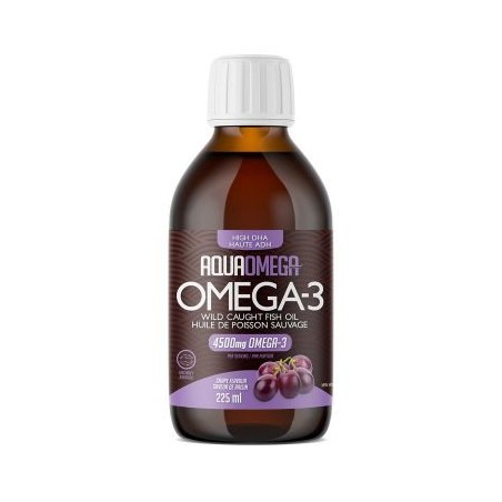 AQUAOMEGA AquaOmega 1:5 High DHA Grape 225 ml | Unbeatable Prices, Daily Deals | VITASHOP