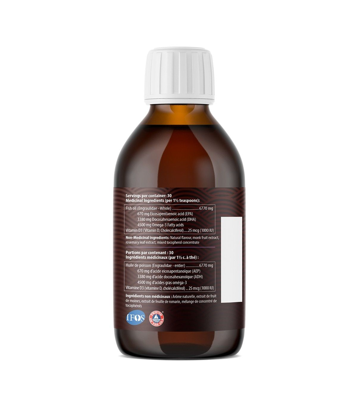 AQUAOMEGA 아쿠아오메가 AquaOmega 1:5 고 DHA 포도 225ml | 매일 업데이트되는 특가 상품 | VITASHOP