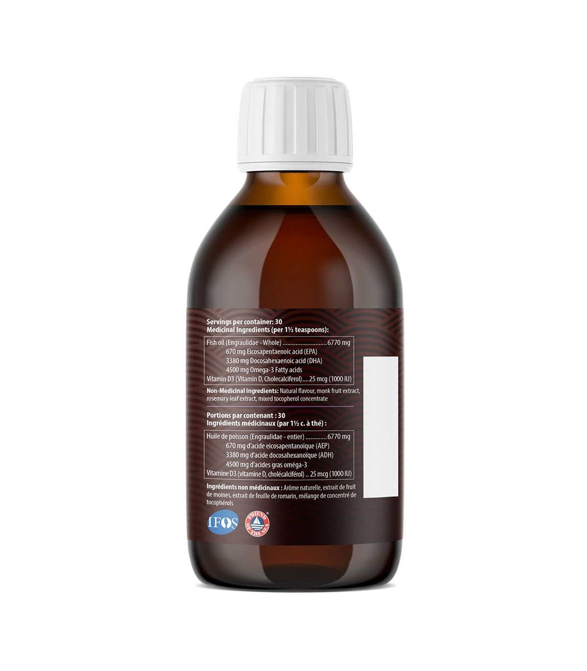 AQUAOMEGA AquaOmega 1:5 High DHA Grape 225 ml | Unbeatable Prices, Daily Deals | VITASHOP