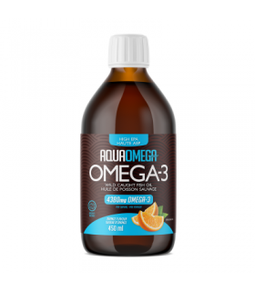 AQUAOMEGA AquaOmega High EPA Orange 450 ml | Unbeatable Prices, Daily Deals | VITASHOP