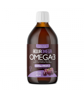 AQUAOMEGA AquaOmega 1:5 High DHA Grape 450 ml | Unbeatable Prices, Daily Deals | VITASHOP